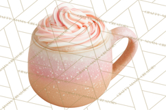 Winter Treats &amp; Drinks Clipart PNG, Neutral Winter Food Png Product Image 2
