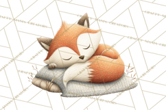 Cozy Winter Animals Clipart PNG, Neutral Woodland Critters Product Image 2
