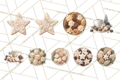 Winter Treats &amp; Drinks Clipart PNG, Neutral Winter Food Png Product Image 8