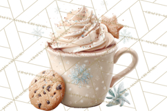Winter Treats &amp; Drinks Clipart PNG, Neutral Winter Food Png Product Image 3