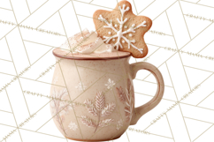 Winter Treats &amp; Drinks Clipart PNG, Neutral Winter Food Png Product Image 2
