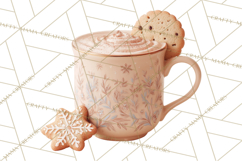Winter Treats &amp; Drinks Clipart PNG, Neutral Winter Food Png Product Image 5