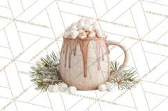 Winter Treats &amp; Drinks Clipart PNG, Neutral Winter Food Png Product Image 4