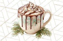Winter Treats &amp; Drinks Clipart PNG, Neutral Winter Food Png Product Image 4