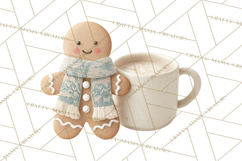 Winter Treats &amp; Drinks Clipart PNG, Neutral Winter Food Png Product Image 3