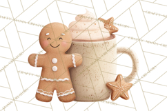 Winter Treats &amp; Drinks Clipart PNG, Neutral Winter Food Png Product Image 5