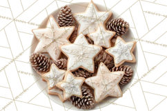 Winter Treats &amp; Drinks Clipart PNG, Neutral Winter Food Png Product Image 5