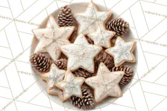 Winter Treats & Drinks Clipart PNG, Neutral Winter Food Png Product Image 5