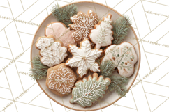 Winter Treats &amp; Drinks Clipart PNG, Neutral Winter Food Png Product Image 2