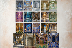72 Angels of the Shemhamphorasch Kabbalah Backdrops Product Image 11