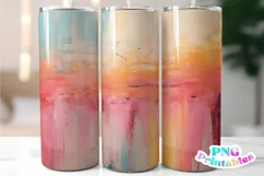 Minimalist Abstract Painting 20 oz Skinny Tumbler Wrap Product Image 1