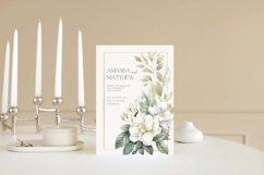 72 White Watercolor Flowers Clipart Product Image 4
