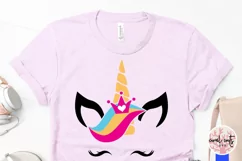 Unicorn Queen Face - Unicorn SVG EPS DXF PNG Product Image 3