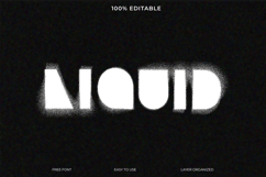 Editable Liquid Glitch Text Effect Product Image 1