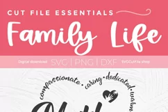 Mother svg - a mother's day SVG with mother and heart shape Product Image 3
