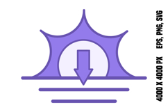 Purple Sunset Icon Product Image 1