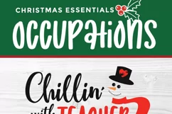 Christmas Teacher svg - a Teacher Christmas svg for crafters Product Image 3