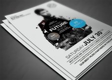 Minimal Electro Colors Flyer Product Image 2