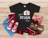 Gildan T-Shirt Kids T 002 CHRISTMAS Dark wood Product Image 3