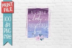 Motivational Quote Sublimation Design Product Image 1