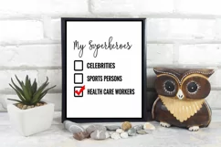 My Superheroes Health Care Workers Wall Art Printables Product Image 3