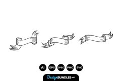 Scroll Banner Clipart Product Image 1