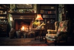 antique blurred colonial interior Product Image 1