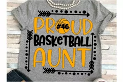 Basketball SVG DXF JPEG Silhouette Cameo Cricut Aunt svg Product Image 1