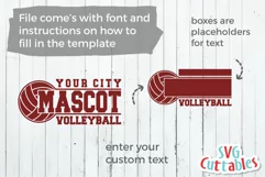 Volleyball SVG | Volleyball Template 006 | Shirt Design Product Image 4