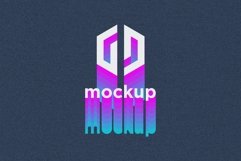 Multi Color Logo Mockup with Realistic Shadows Product Image 1
