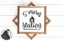 Camping SVG, S'mores Bar SVG Product Image 1