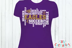 Soccer SVG | Soccer Word Art | Shirt Design Product Image 2