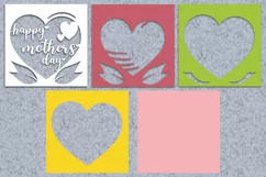 Mothers day layered papercut 6 - svg eps ai png pdf Product Image 2
