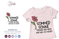 Sonne Strand und Meer SVG | Sommer SVG Product Image 1