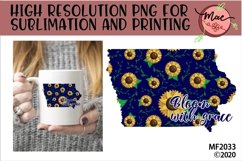 Iowa State Sunflower Sublimation Product Image 1
