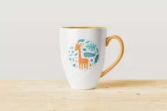 Cute giraffe PNG sublimation design for kids t shirt Product Image 3