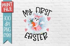My First Easter Sublimation Design Product Image 1