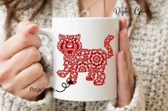 Tiger, Chinese new year 2022 design SVG Product Image 5