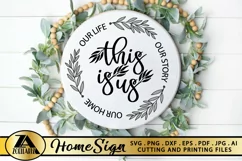 This Is Us SVG Farmhouse Sign SVG Home Sign SVG Cut File Product Image 1