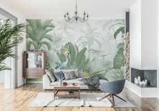 Wall mockup - Wallpaper mockup - Living room scene Product Image 7