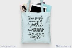 Funny Karma quote SVG illustration Product Image 2