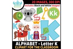 Big Alphabet Letter Clipart Bundle - Lime and Kiwi Designs Product Image 23