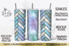 Herringbone Tumbler Wrap Bundle Colorful Seamless Wraps PNG Product Image 3