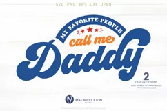 My Favorite People Call me Daddy, Grandpa, Mommy & Grandma Product Image 3