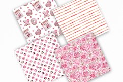 Watercolor Valentines Seamless Pattern Product Image 7