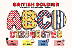 British Soldier Patriotic Alphabet PNG Clipart Product Image 1