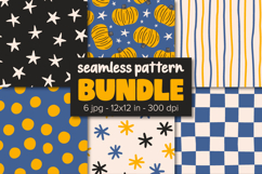 Pumpkin Pattern Autumn Digital Papers Product Image 1