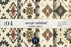Navajo Minimal Pattern | Minimal Tribal Texture Product Image 1