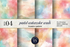 Pastel Watercolor Wash | Soft Abstract Texture Product Image 1