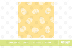 Easter Eggs Bunny Seamless Pattern PNG Sublimation Product Image 9